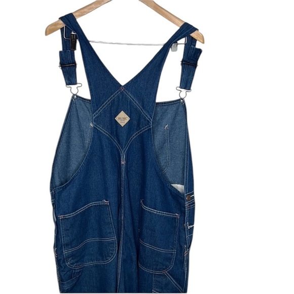 Big Mac Workwear Blue Denim Overalls Men's Size 42x30 BLEMISH - Picture 5 of 8